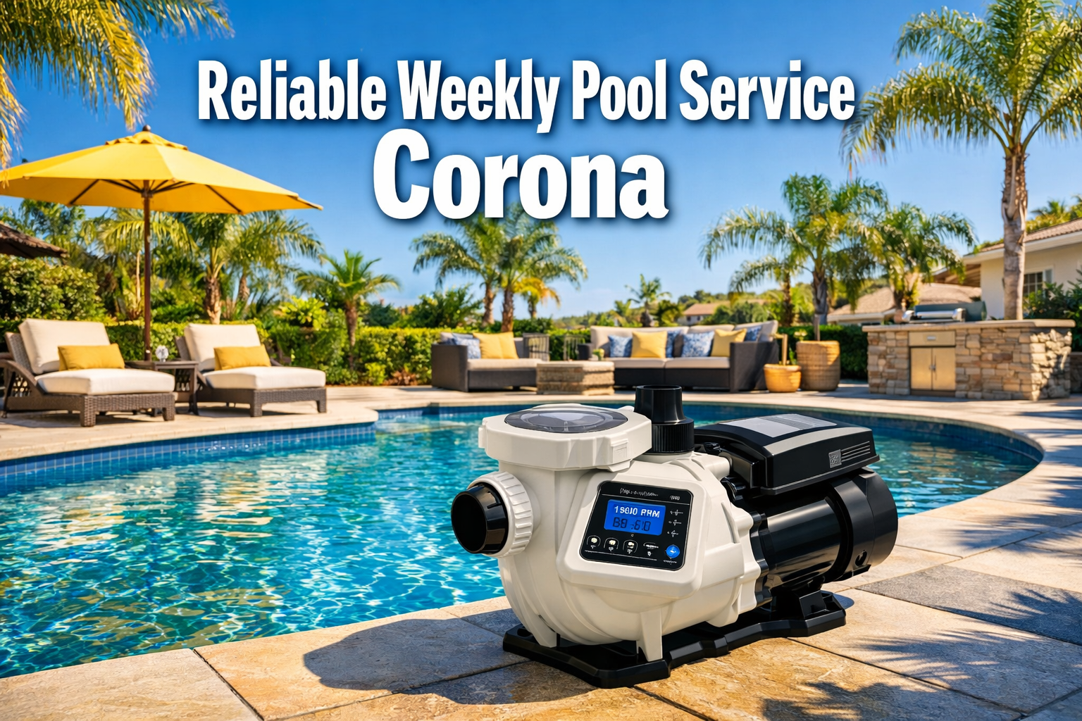 reliable weekly pool service corona